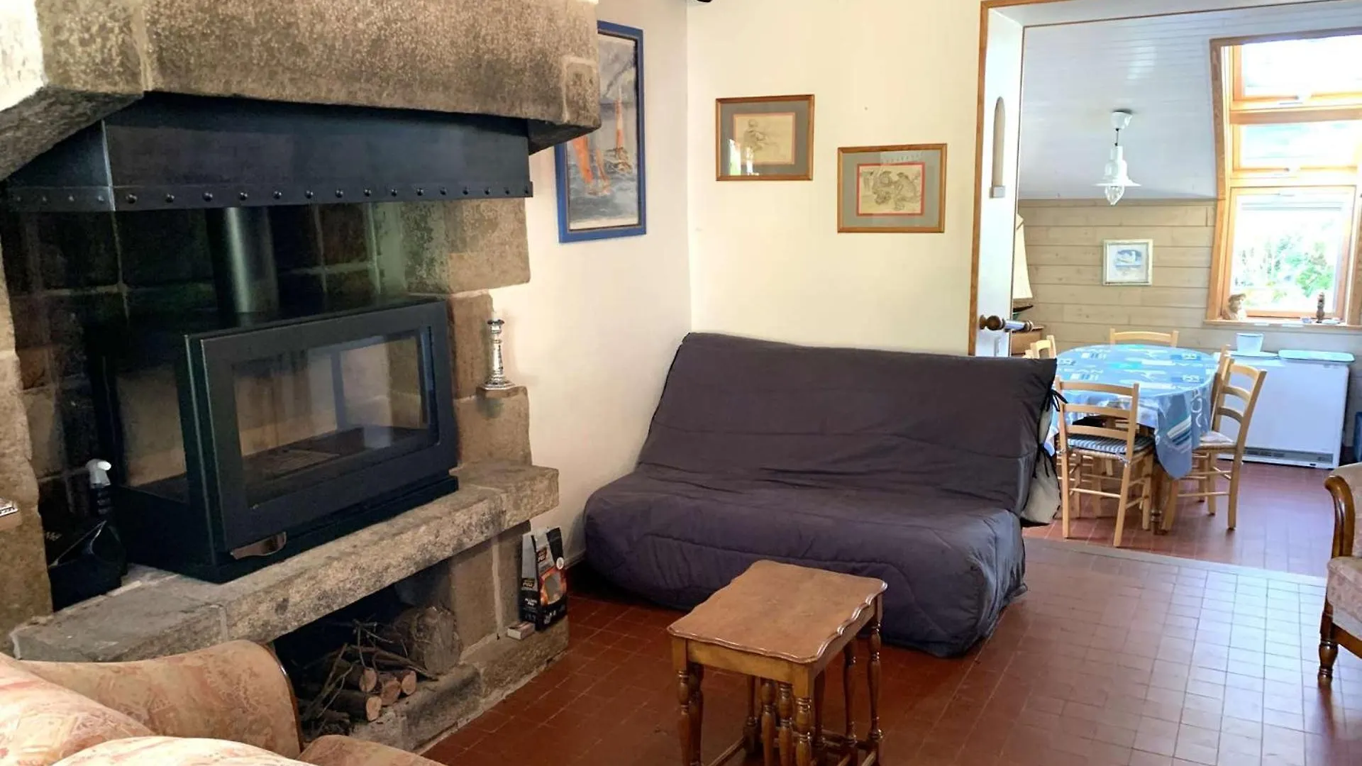 Villa Maison Bretonne 50M Plage Avec Jardin Et Wifi A Tregastel - Ref 413